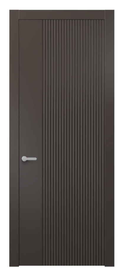 Дверь межкомнатная Альба 8643 Матовый антрацит Гладкий компланарный наличник МАН Цена 50400 ₽ Наличники уже входят в базовый комплект. Фабрика дверей Волховец 8 (800) 551 43 19 Межкомнатная дверь Альба 8643 Матовый антрацит Цена 50400 ₽ | Volhovec