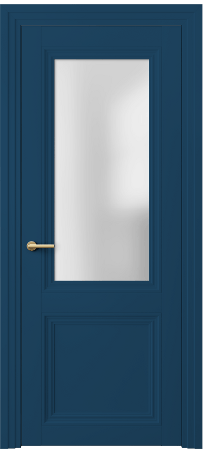 Межкомнатная дверь Центро 2524 Матовый белоснежный Сатинированное стекло Цена 101950 ₽ | Volhovec