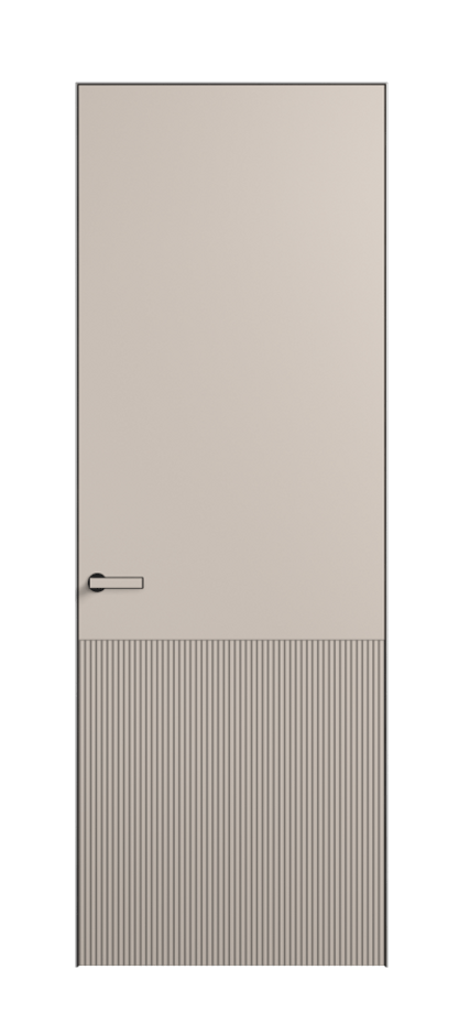 Дверь межкомнатная Velvet АКП 8204 Матовый светло-бежевый. Скрытый короб Черный Цена 70020 . Фабрика дверей Волховец 8 (800) 551 43 19 Межкомнатная дверь Velvet АКП 8204 Матовый светло-бежевый. Цена 70020  | Volhovec