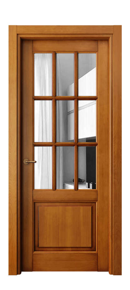 Межкомнатная дверь Тоскана Грильято 6312 Бук светлый с патиной Двустороннее зеркало, триплекс Цена 141430 ₽ | Volhovec