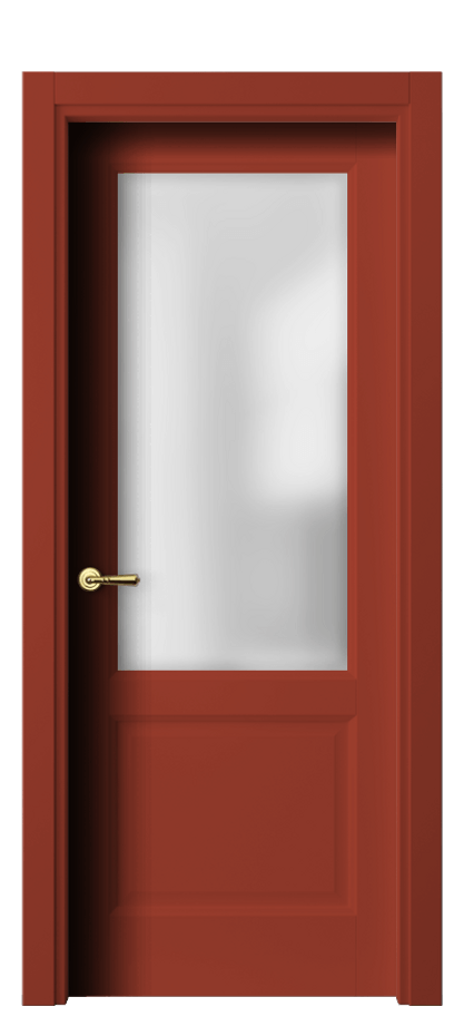 Межкомнатная дверь Галант 1422 Матовый белоснежный Сатинированное стекло Цена 71610 ₽ | Volhovec