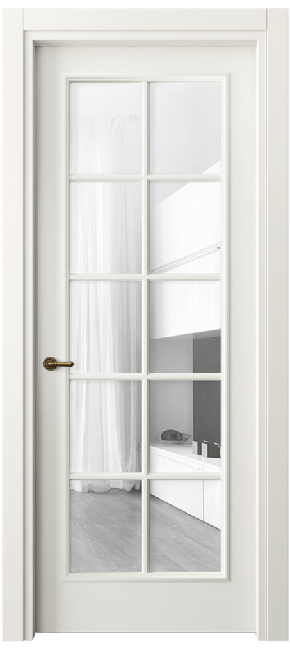 Дверь межкомнатная Paris 8102 Матовый жемчужный Прозрачное стекло, 4 мм Гладкий наличник МЖМ Цена 60810 ₽ Наличники уже входят в базовый комплект. Фабрика дверей Волховец 8 (800) 551 43 19 Межкомнатная дверь Paris 8102 Матовый жемчужный Прозрачное стекло, 4 мм Цена 60810 ₽| Volhovec