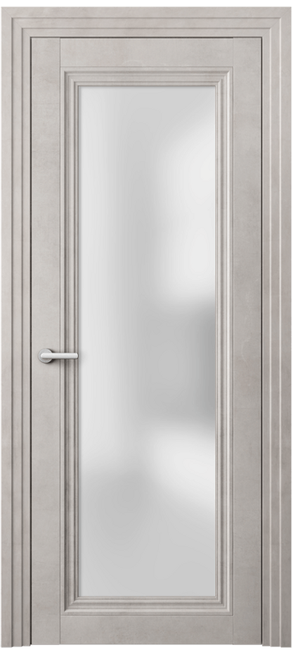 Дверь межкомнатная Центро 2502 Леон серебро Сатинированное стекло Каскадный наличник ЛСЕ Цена 59510 ₽ Наличники уже входят в базовый комплект. Фабрика дверей Волховец 8 (800) 551 43 19 Межкомнатная дверь Центро 2502 Леон серебро Сатинированное стекло Цена 59510 ₽ | Volhovec