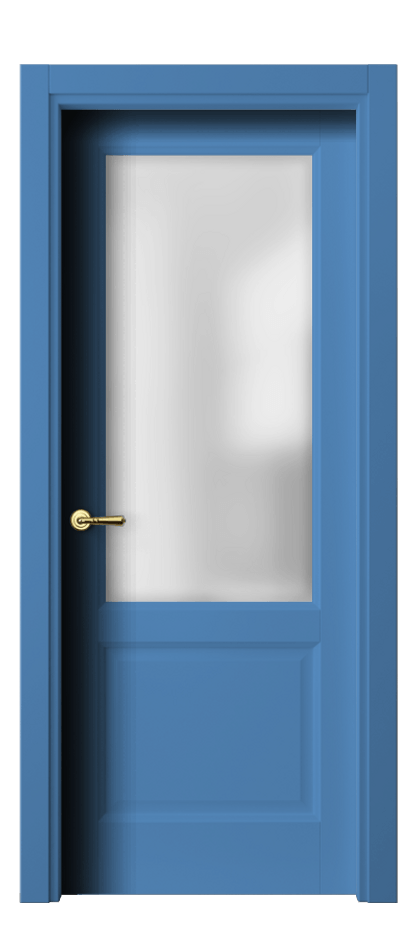 Межкомнатная дверь Галант 1422 Матовый белоснежный Сатинированное стекло Цена 71610 ₽ | Volhovec