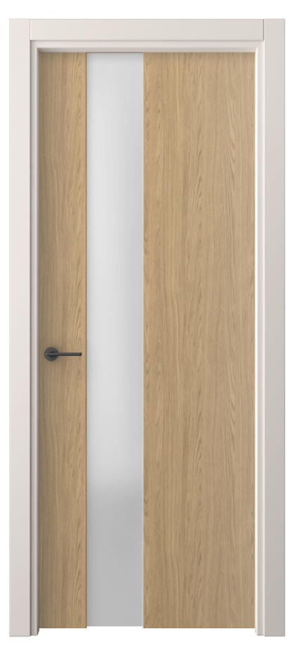 Межкомнатная дверь Фридом 4224 Жемчужный дуб Сатинированное стекло Цена 42840 ₽ | Volhovec