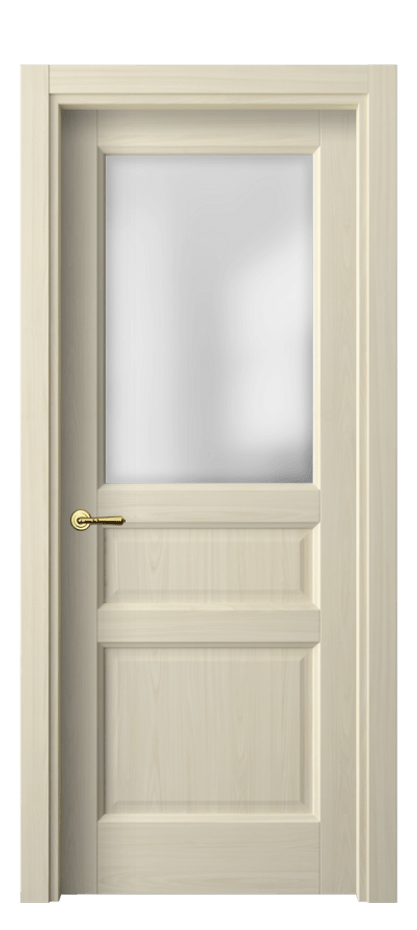 Межкомнатная дверь Галант 1432 Молочный ясень Сатинированное стекло Цена 33160 ₽ | Volhovec