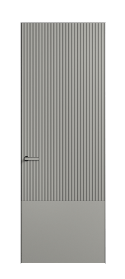 Дверь межкомнатная Velvet АКП 8203 Матовый нейтральный серый. Скрытый короб Черный Цена 70020 . Фабрика дверей Волховец 8 (800) 551 43 19 Межкомнатная дверь Velvet АКП 8203 Матовый нейтральный серый. Цена 70020  | Volhovec