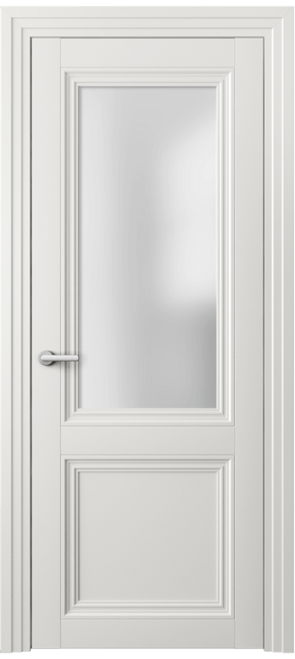 Межкомнатная дверь Центро 2524 Матовый серый Сатинированное стекло Цена 78330 ₽ | Volhovec