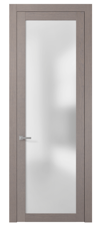 Межкомнатная дверь Planum 2102 Дуб дымчатый Сатинированное стекло. Цена 64990 #CURRENCY# | Volhovec