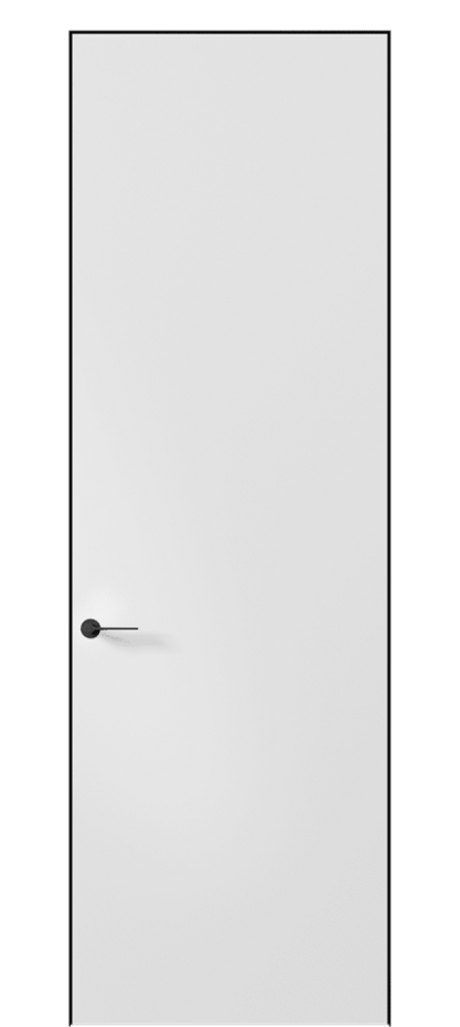 Дверь межкомнатная Planum Pro АКП 0010 Матовый белоснежный  Скрытый короб Черный Цена 54489 ₽ Cкрытый короб уже входит в комплект. Фабрика дверей Волховец 8 (800) 551 43 19 Межкомнатная дверь Planum Pro АКП 0010 Матовый белоснежный  Цена 54489 ₽ | Volhovec