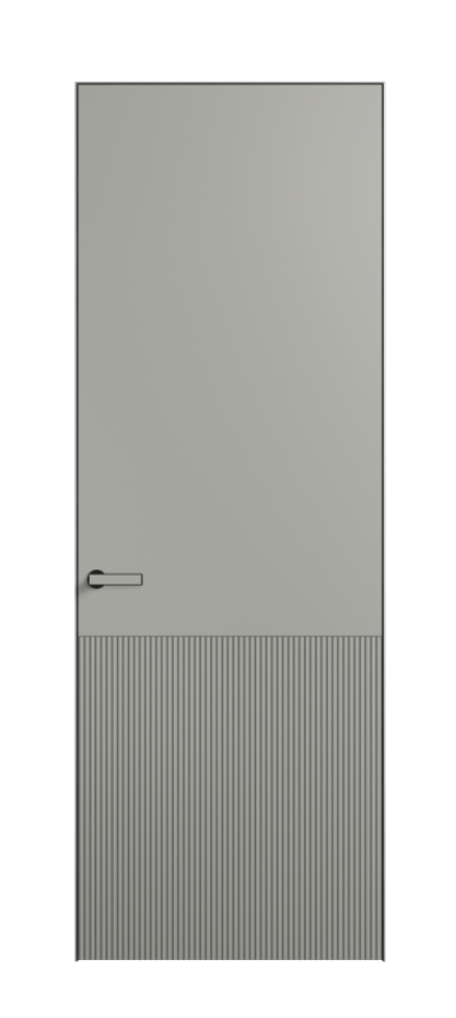 Дверь межкомнатная Velvet АКП 8204 Матовый нейтральный серый. Скрытый короб Черный Цена 70020 . Фабрика дверей Волховец 8 (800) 551 43 19 Межкомнатная дверь Velvet АКП 8204 Матовый нейтральный серый. Цена 70020  | Volhovec