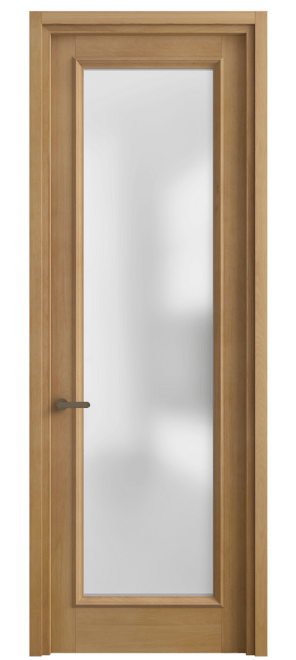 Межкомнатная дверь Шарм 6702 Бук натуральный матовый Сатинированное стекло Цена 116550 ₽ | Volhovec