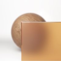 Сатинированное оранжевое стекло