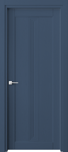 Дверь межкомнатная 6121 NCS S 5020-R80B. Цвет NCS NCS S 5020-R80B. Материал Массив дуба эмаль. Коллекция Эго. Картинка.