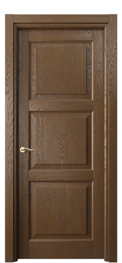 Дверь межкомнатная 0731 ДКР.Б. Цвет Дуб королевский брашированный. Материал Массив дуба брашированный. Коллекция Лигнум. Картинка.