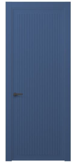 Дверь межкомнатная 8642 Отдалённо-синий RAL 5023. Цвет RAL Отдалённо-синий RAL 5023. Материал Гладкая эмаль. Коллекция Альба. Картинка.