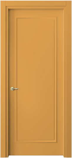 Дверь межкомнатная 8101 Пастельно-жёлтый RAL 1034. Цвет RAL Пастельно-жёлтый RAL 1034. Материал Гладкая эмаль. Коллекция Париж. Картинка.