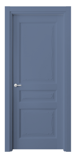 Дверь межкомнатная 6325 Голубино-синий RAL 5014. Цвет RAL Голубино-синий RAL 5014. Материал Гладкая эмаль. Коллекция Тоскана Элегантэ. Картинка.