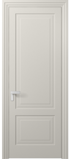 Дверь межкомнатная 8351 МОС. Цвет Матовый облачно-серый. Материал Гладкая эмаль. Коллекция Рокка. Картинка.