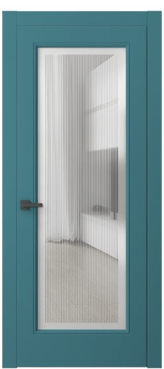 Дверь межкомнатная 8300-linea NCS S 3030-B10G. Цвет NCS NCS S 3030-B10G. Материал Гладкая эмаль. Коллекция Линия. Картинка.