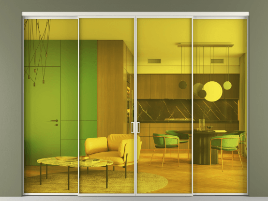 Алюминевая перегородка АЛПР 040.01_БЕЛ_ПРОЗ ЖЕЛ_new. Цвет Алюминий Белый. Материал Алюминий. Коллекция Перегородка Формато внутри проёма 4 створки. Фото. Алюминевая перегородка АЛПР 040.01_БЕЛ_ПРОЗ ЖЕЛ_new. Цвет Алюминий Белый. Материал Алюминий. Коллекция Перегородка Формато внутри проёма 4 створки. Картинка.