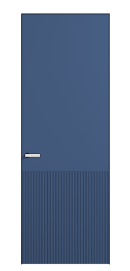 Дверь межкомнатная 8204 Отдалённо-синий RAL 5023. Цвет RAL Отдалённо-синий RAL 5023. Материал Гладкая эмаль. Коллекция Вельвет. Картинка.