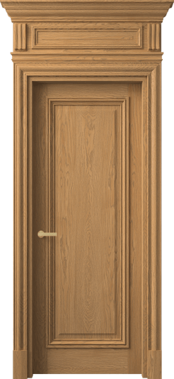 Дверь межкомнатная 7301 ДПШ.М. Цвет Дуб пшеничный матовый. Материал Массив дуба матовый. Коллекция Антик. Картинка.