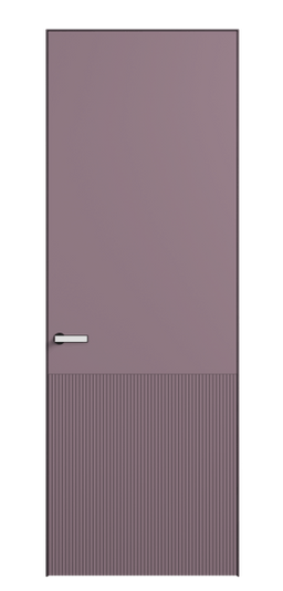 Дверь межкомнатная 8204 Пастельно-фиолетовый RAL 4009. Цвет RAL Пастельно-фиолетовый RAL 4009. Материал Гладкая эмаль. Коллекция Вельвет. Картинка.