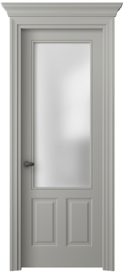 Межкомнатная дверь 8522 МНСР САТ. Цвет Матовый нейтральный серый. Материал Гладкая эмаль. Коллекция Esse. Фото. Дверь межкомнатная 8522 МНСР САТ. Цвет Матовый нейтральный серый. Материал Гладкая эмаль. Коллекция Esse. Картинка.