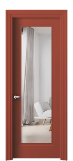 Дверь межкомнатная 8503 NCS S 3040-Y80R ЗЕР. Цвет NCS NCS S 3040-Y80R. Материал Гладкая эмаль. Коллекция Эссе. Картинка.