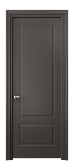 Дверь межкомнатная 8541 МАН. Цвет Матовый антрацит. Материал Гладкая эмаль. Коллекция Esse. Картинка.