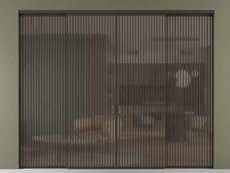 Перегородка Формато внутри проёма 4 створки