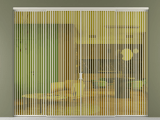 Перегородка Формато внутри проёма 4 створки